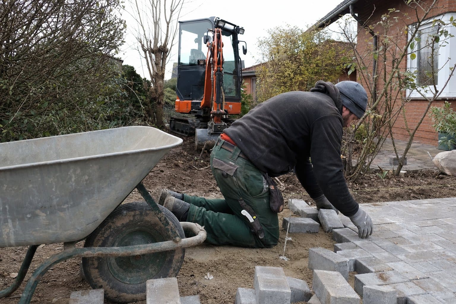 Arbeiten im Garten- und Landschaftsbau, Symbolbild